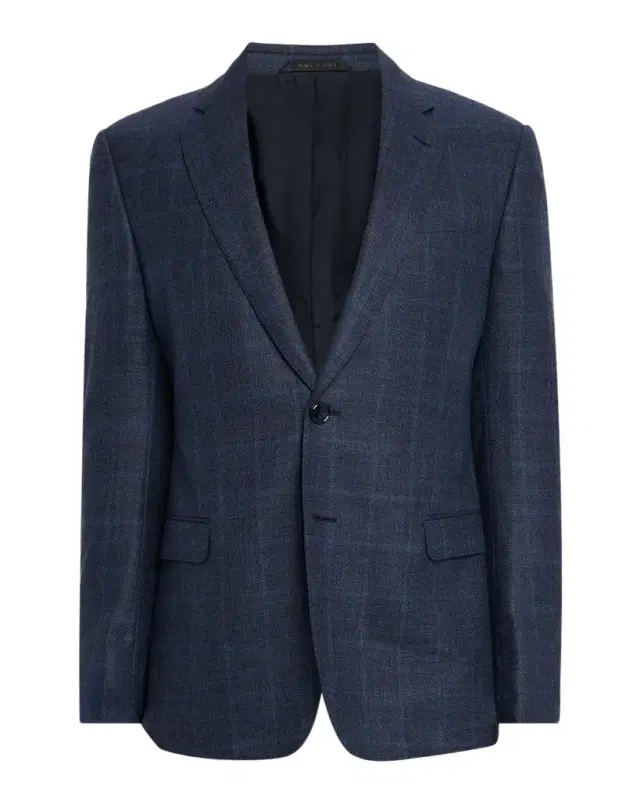 Giorgio Armani Men 's Subtle Grid Wool Blend Sport Coat