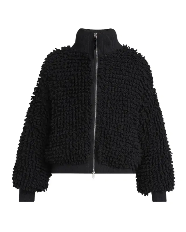 Moncler Genius x EE72 by Edward Enninful Wool Blend Zip-Up Cardigan