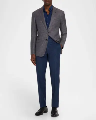 Giorgio Armani Men's Check-Textured G Line Sport Coat | Thumbnail 2