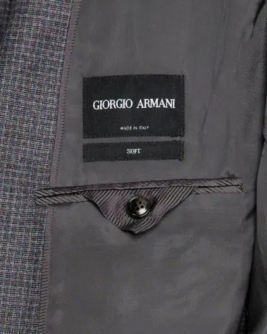 Giorgio Armani Men's Check-Textured G Line Sport Coat | Thumbnail 6