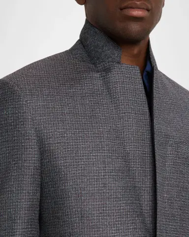 Giorgio Armani Men's Check-Textured G Line Sport Coat | Thumbnail 7