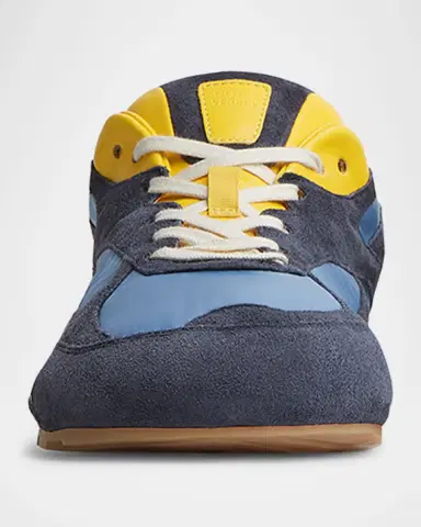 Bottega Veneta Men's Orbit Flash Suede & Nylon Low-Top Sneakers | Thumbnail 3 Bottega Veneta Men's Orbit Flash Suede & Nylon Low-Top Sneakers | Thumbnail 3