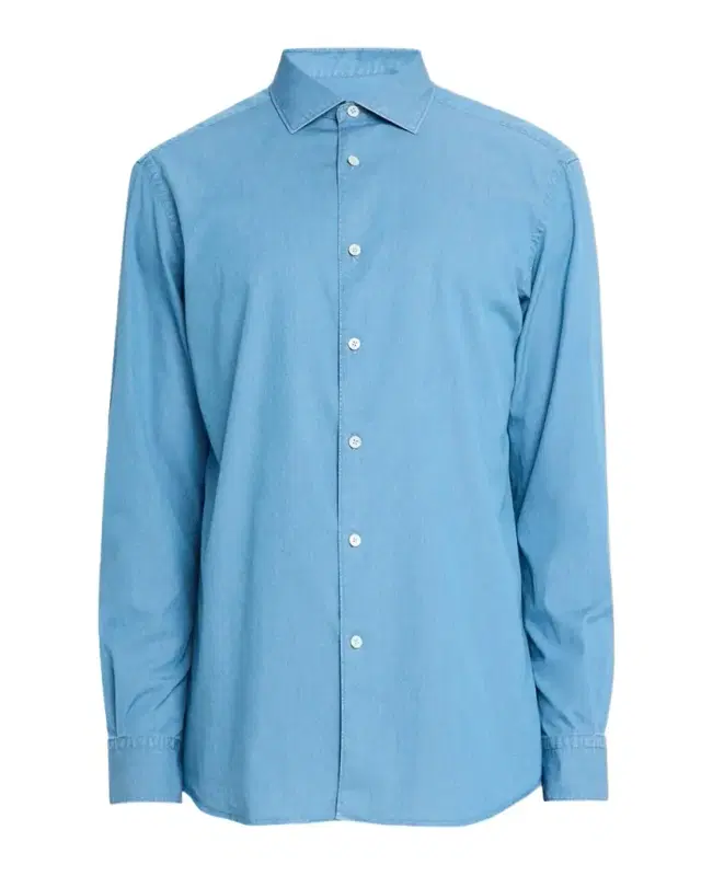 Men 's Washed Denim Classic Fit Button-Down Shirt