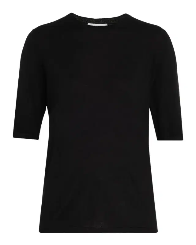 Gabriela Hearst Brunner Short-Sleeve Cashmere-Silk T-Shirt