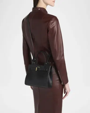 Tom Ford Audrey Small Tote Bag in Grain Leather | Thumbnail 2