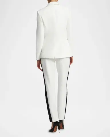 BCBGMAXAZRIA Satin-Lapel Tux Blazer | Thumbnail 3 BCBGMAXAZRIA Satin-Lapel Tux Blazer | Thumbnail 3