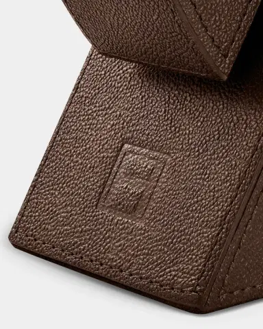 ASSOULINE Cubist L Brown Leather Bookend | Thumbnail 5