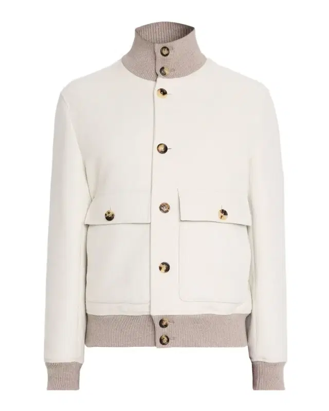 Men's Wool Button-Front Jacket