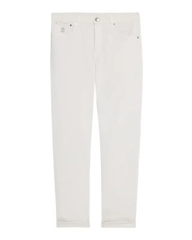 Brunello Cucinelli Men 's Italian-Fit Denim Five-Pocket Pants