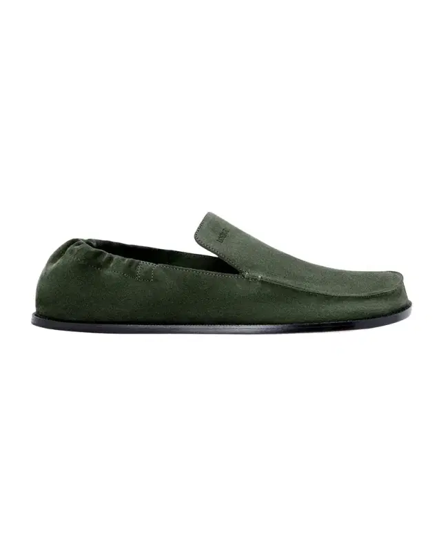 Loewe Men 's Flex Suede Moc-Toe Loafers