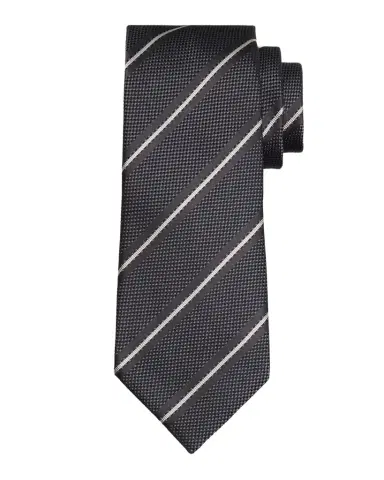 Tom Ford Men's Two-Tone Regimental Diagonal Stripe Silk Tie | Thumbnail 1 Tom Ford Men's Two-Tone Regimental Diagonal Stripe Silk Tie | Thumbnail 1