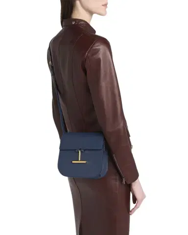 TOM FORD Tara Mini Crossbody Bag in Grain Leather | Thumbnail 1