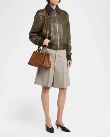 Bottega Veneta Parachute Medium Nappa Leather Shoulder Bag | Thumbnail 5 Bottega Veneta Parachute Medium Nappa Leather Shoulder Bag | Thumbnail 5