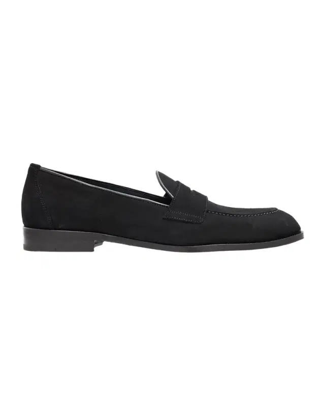 Brioni Men 's Appia Suede Penny Loafers