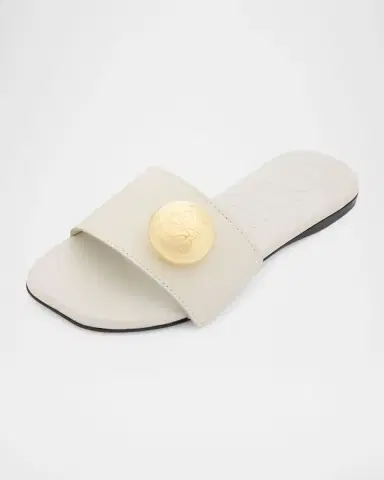 Loewe Pebble Leather Slide Sandals | Thumbnail 2
