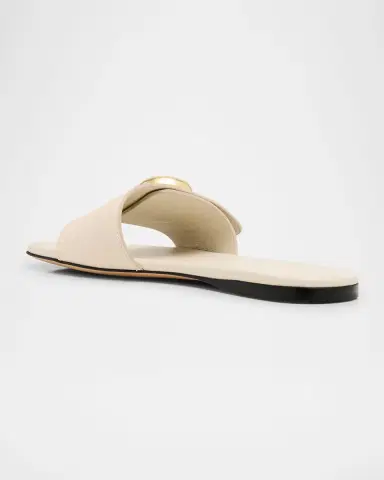 Loewe Pebble Leather Slide Sandals | Thumbnail 3