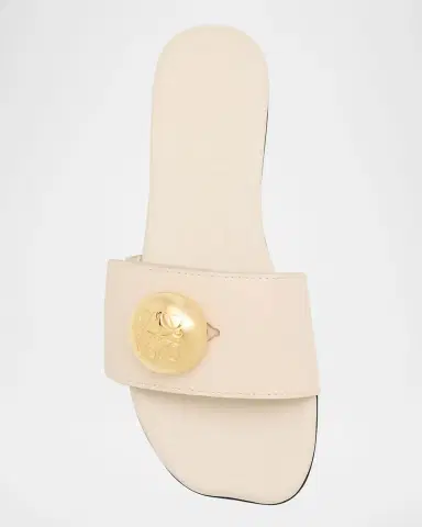Loewe Pebble Leather Slide Sandals | Thumbnail 5