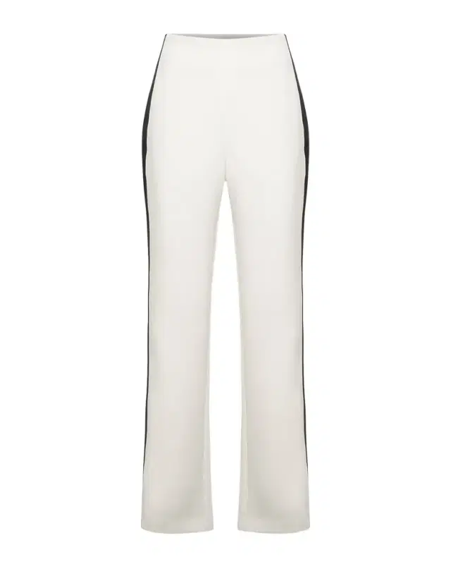 BCBGMAXAZRIA Slim Crepe Tux Pants