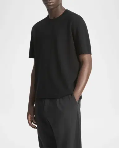 Vince Men's Milano Crewneck T-Shirt | Thumbnail 4 Vince Men's Milano Crewneck T-Shirt | Thumbnail 4