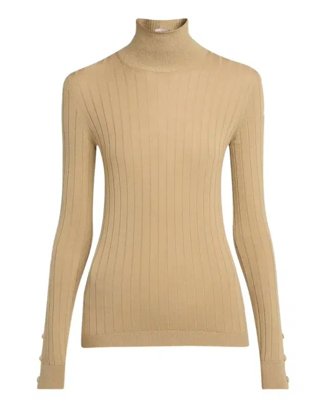 Wool-Cashmere Turtleneck Sweater
