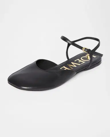 LOEWE Toy Ankle-Strap Ballerina Flats | Thumbnail 3