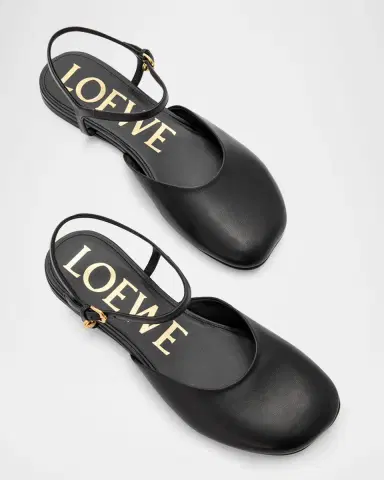 LOEWE Toy Ankle-Strap Ballerina Flats | Thumbnail 4