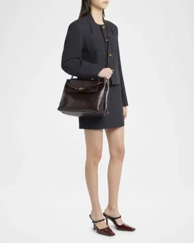 Bottega Veneta Ciao Ciao Medium Distressed Leather Top-Handle Bag | Thumbnail 5 Bottega Veneta Ciao Ciao Medium Distressed Leather Top-Handle Bag | Thumbnail 5
