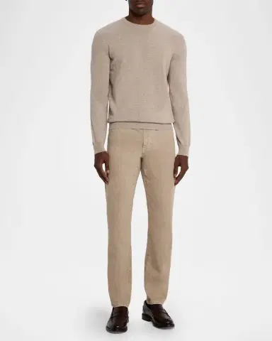 Zegna Men's Oasi Cashmere Crewneck Sweater | Thumbnail 2