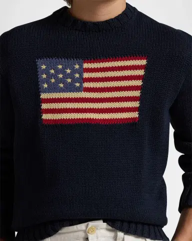 Polo Ralph Lauren Boy's Flag Intarsia Knit Sweater | Thumbnail 5 Polo Ralph Lauren Boy's Flag Intarsia Knit Sweater | Thumbnail 5