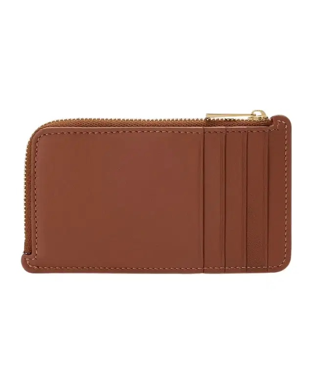 Landscape Card Holder in Calfskin Leather