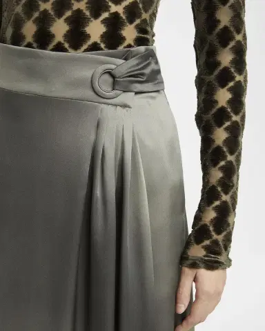 Giorgio Armani Ombre Silk Maxi Wrap Skirt | Thumbnail 5