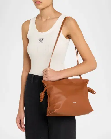 Loewe Flamenco Medium Clutch Bag in Nappa Leather | Thumbnail 6