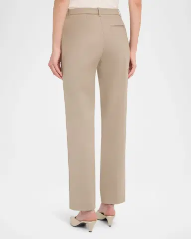 Emporio Armani Cotton Couture Straight-Leg Trousers | Thumbnail 3 Emporio Armani Cotton Couture Straight-Leg Trousers | Thumbnail 3