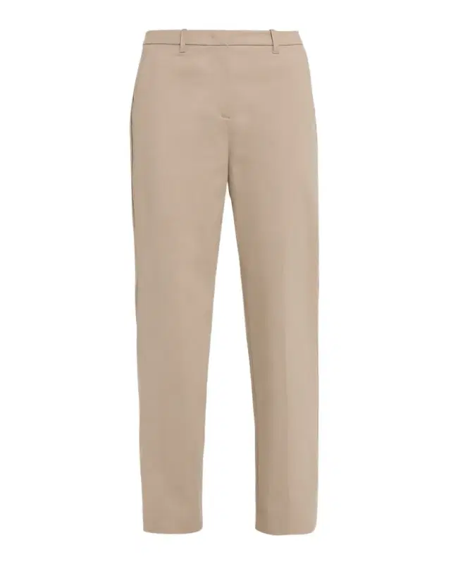 Emporio Armani Cotton Couture Straight-Leg Trousers