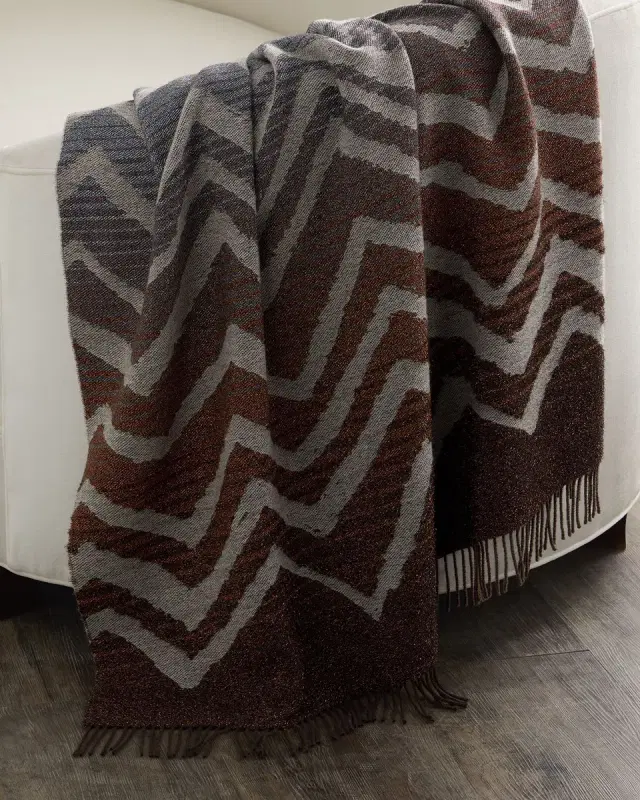 Missoni Home Moonlight Wool-Blend Throw, 51" x 71"
