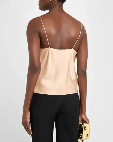 Alice + Olivia Harmon Drapey Slip Tank | Thumbnail 3 Alice + Olivia Harmon Drapey Slip Tank | Thumbnail 3