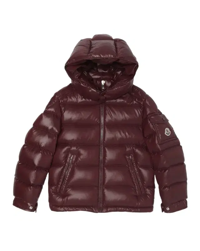Moncler Boy 's Maya Hooded Short Down Jacket