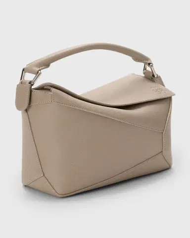 Loewe Puzzle Edge Small Top-Handle Bag in Grain Leather | Thumbnail 2 Loewe Puzzle Edge Small Top-Handle Bag in Grain Leather | Thumbnail 2