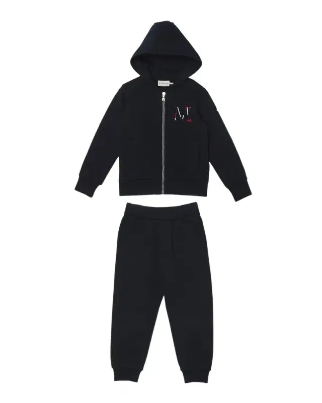 Boy 's Embroidered M Hoodie & Joggers, Size -10