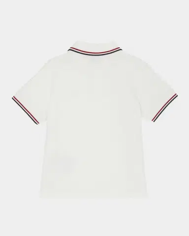 Moncler Boy's Logo-Applique Short-Sleeve Polo Shirt | Thumbnail 2 Moncler Boy's Logo-Applique Short-Sleeve Polo Shirt | Thumbnail 2
