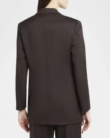 Giorgio Armani Virgin Wool Single-Breasted Blazer | Thumbnail 3
