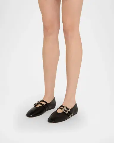 Le Monde Béryl Claudia Mary Jane Buckle Leather Ballerina Flats | Thumbnail 2 Le Monde Béryl Claudia Mary Jane Buckle Leather Ballerina Flats | Thumbnail 2