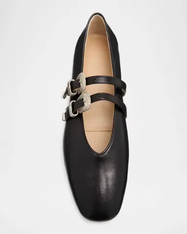 Le Monde Béryl Claudia Mary Jane Buckle Leather Ballerina Flats | Thumbnail 6 Le Monde Béryl Claudia Mary Jane Buckle Leather Ballerina Flats | Thumbnail 6