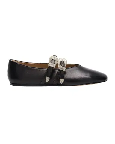 Le Monde Béryl Claudia Mary Jane Buckle Leather Ballerina Flats | Thumbnail 1 Le Monde Béryl Claudia Mary Jane Buckle Leather Ballerina Flats | Thumbnail 1