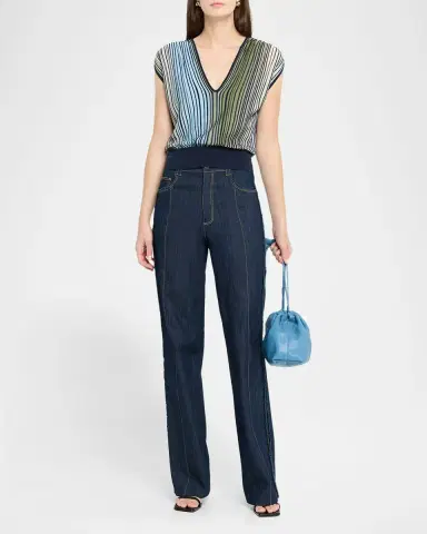 Ramy Brook Vanessa Ombre Striped Top | Thumbnail 2