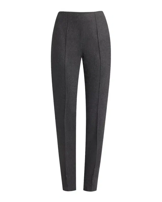 Giorgio Armani Cashmere Flannel Slim-Leg Ankle Trousers