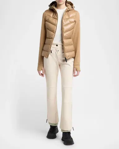 Moncler Grenoble Padded Down Zip-Up Hoodie Cardigan | Thumbnail 2