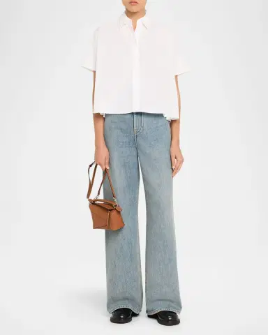 Loewe Puzzle Edge Mini Top-Handle Bag in Calfskin Leather | Thumbnail 4 Loewe Puzzle Edge Mini Top-Handle Bag in Calfskin Leather | Thumbnail 4