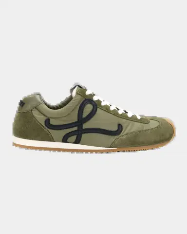 Loewe Men's Ballet Runner 2.0 Nylon & Calfskin Sneakers | Thumbnail 2 Loewe Men's Ballet Runner 2.0 Nylon & Calfskin Sneakers | Thumbnail 2
