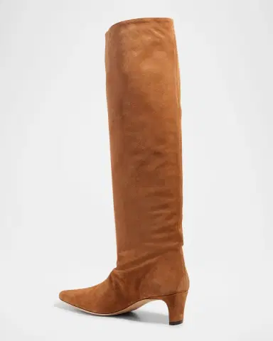 STAUD Wally Suede Knee-High Boots | Thumbnail 2